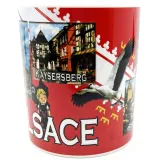Mug en Céramique décor Villages Alsacien