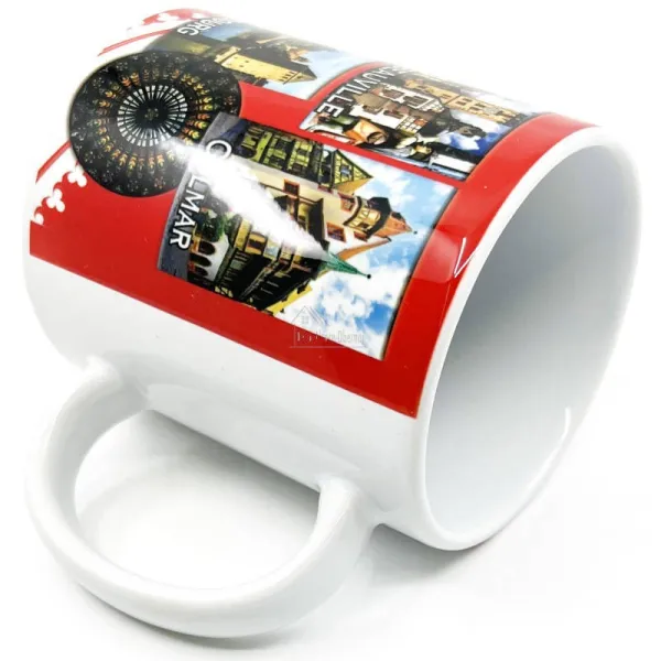 Mug en Céramique décor Villages Alsacien
