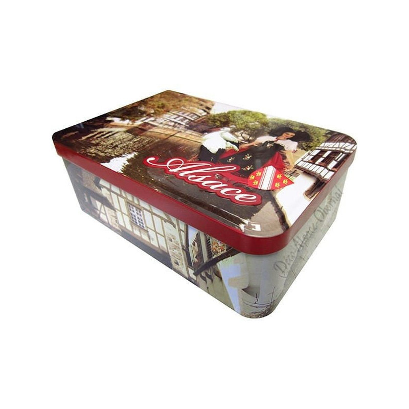 Alsace and Stork Decor Sugar Box