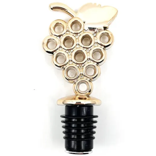 Bouchon doré pour bouteille de Vin Grappe de Raisin