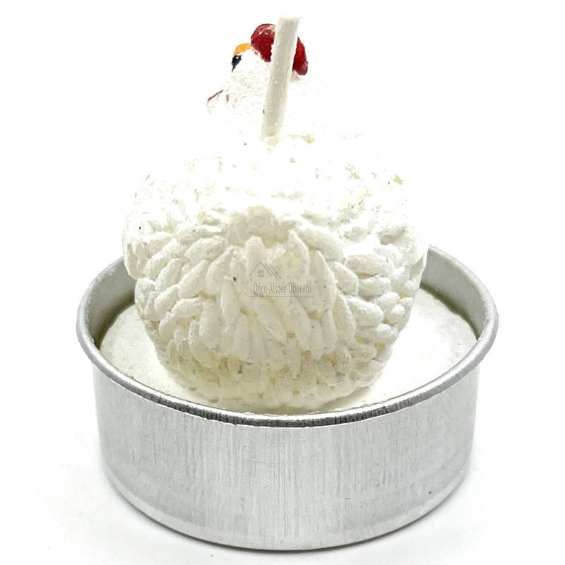 Chicken tea light candle