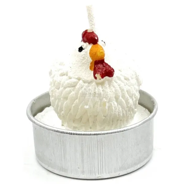 Chicken tea light candle