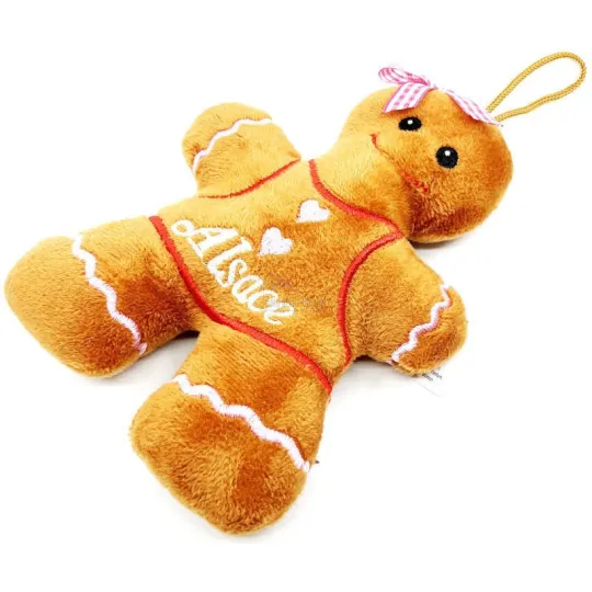 Pluche Mannele Meisje Peperkoek 16 cm