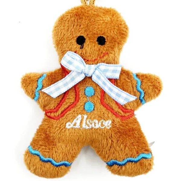 Porte Clé Peluche Mannele Garçon Pain d'Epice