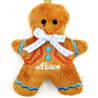 Gingerbread Boy Mannele Plush Keyring