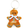 Porte Clé Peluche Mannele Garçon Pain d'Epice