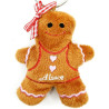 Gingerbread Girl Mannele Plush Keyring
