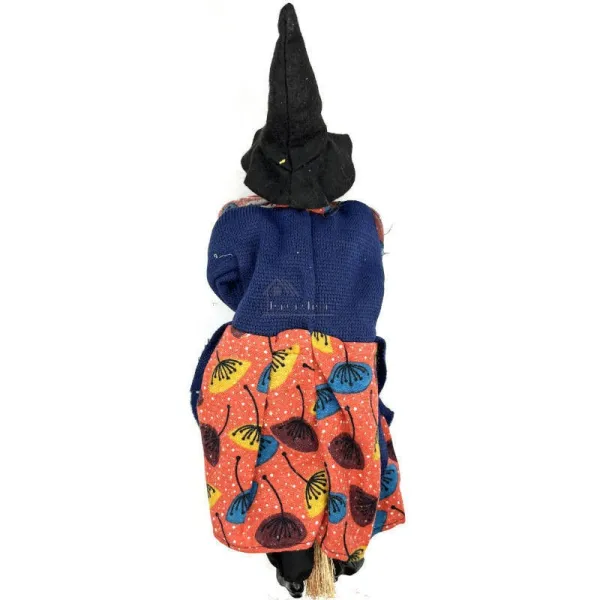 Witch of Alsace with blue waistcoat red dress 30 cm
