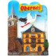 Decorative Magnet City of Obernai and Stork