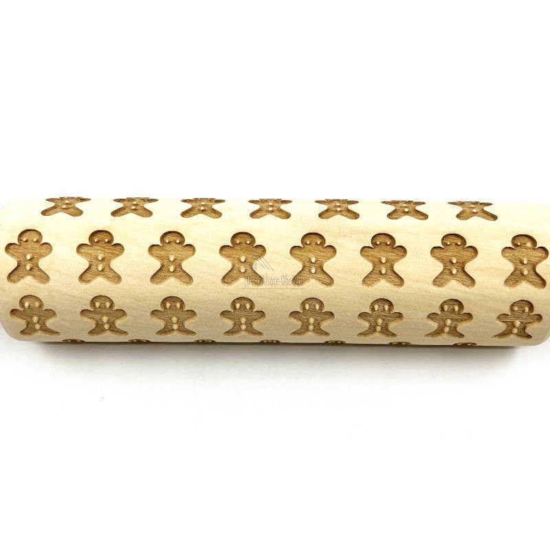 Rouleau à patisserie Bonhomme de Pain d’Epices 35 cm