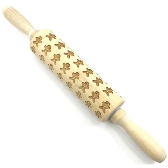 Rouleau à patisserie Bonhomme de Pain d’Epices 35 cm