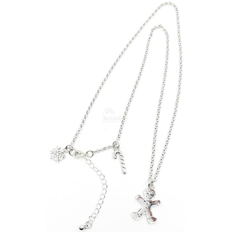 Gingerbread  Pendant Charm Necklace