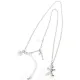 Collier fantaisie Pendentif breloque Mannele Pain d'Epices