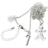 Gingerbread  Pendant Charm Necklace