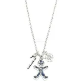 Gingerbread  Pendant Charm Necklace