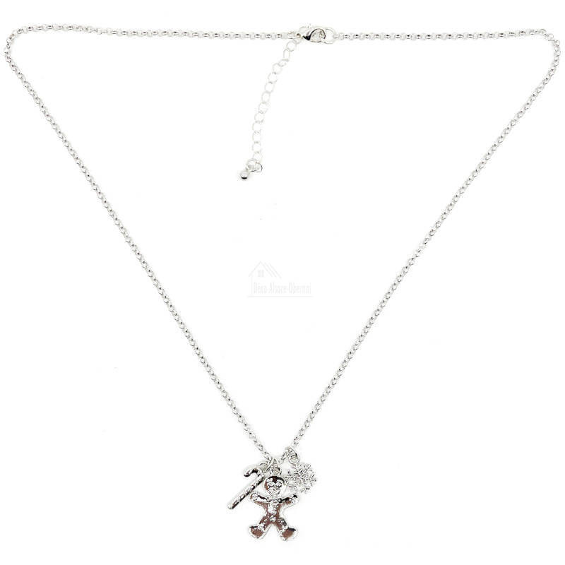 Gingerbread  Pendant Charm Necklace