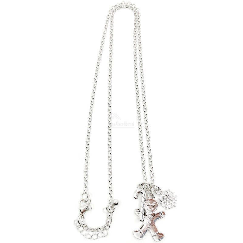 Gingerbread  Pendant Charm Necklace