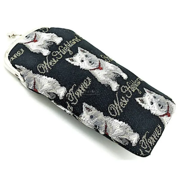 Étui à Lunettes motif Chien Westies