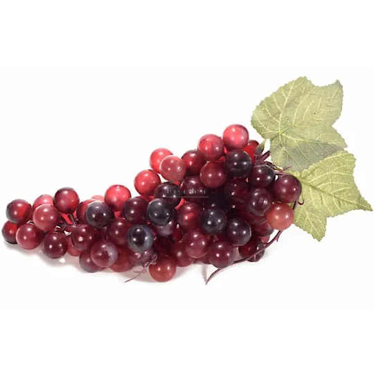 Künstlicher roter Traubenstrauß 25 cm