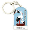 Storks of Alsace Keyring Obernai