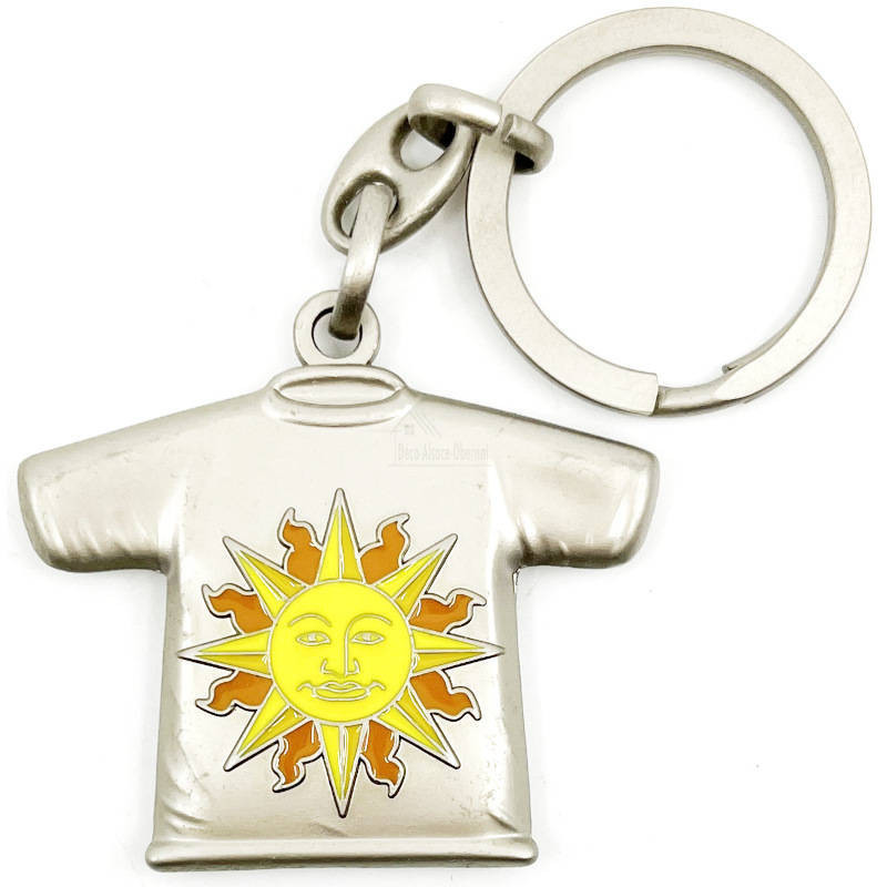 Porte Clé Métal Tee Shirt I Love Obernai