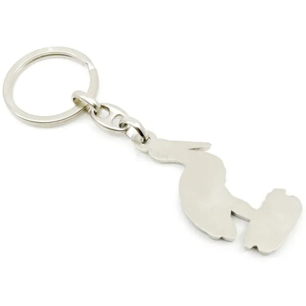 Porte Clé Cigogne d'Obernai avec Strass