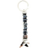 Keyring marked Alsace and Stork with Strass