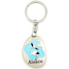 Keyring Duo of Storks of Alsace and Cities of Alsace