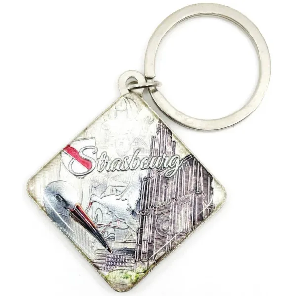 Keyring rhombus city of Strasbourg