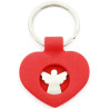 Porte Clé Coeur d'Alsace et Jeton de Caddie Ange Gardien