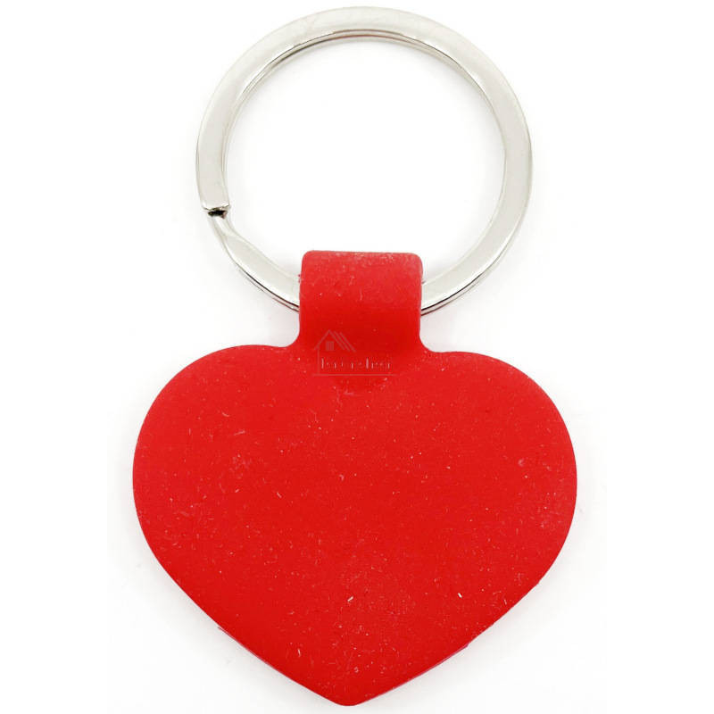 Porte Clé Coeur d'Alsace et Jeton de Caddie Ange Gardien