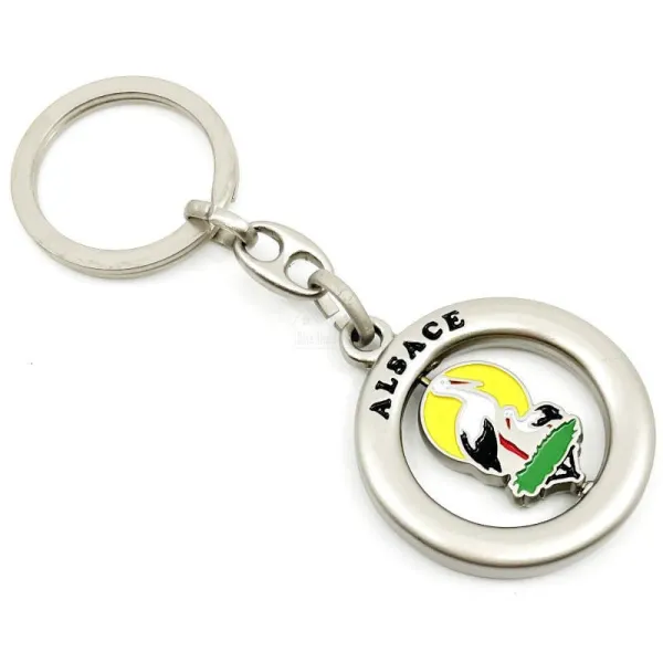 Stork Nest Keyring Alsace