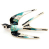 Broche Fantaisie dorée Hirondelle