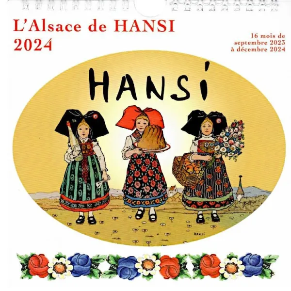 Calendrier L'Alsace de Hansi 2024