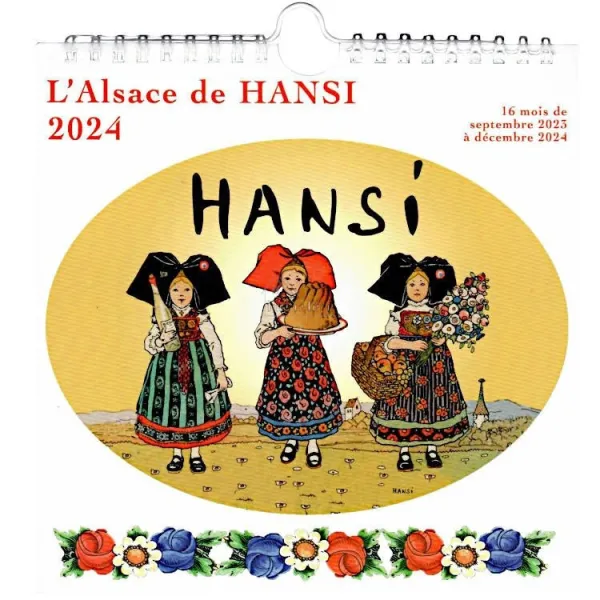 Calendrier L'Alsace de Hansi 2024