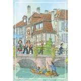 Postkarte Die Brücke des Dorfes Georges Ratkoff