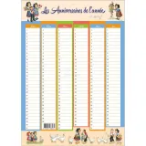 Calendrier perpétuel L'Alsace de Georges Ratkoff