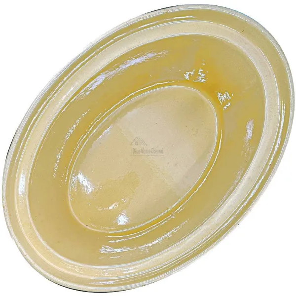 Große Baeckeoffe-Terrine blau von Soufflenheim Herz 47 cm