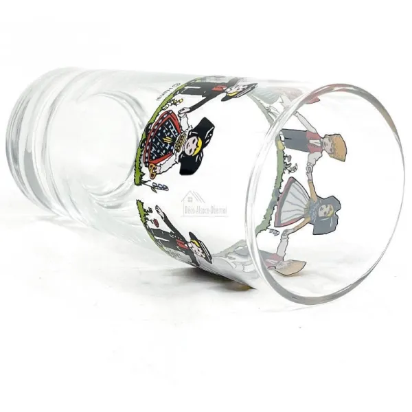 6 Verres à Limonade décor Hansi