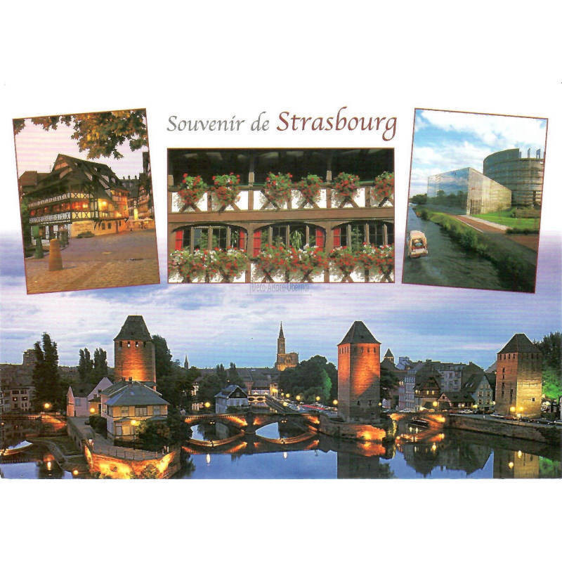 Carte Postale Souvenir de Strasbourg
