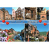 Postcard Big Kisses from Saverne