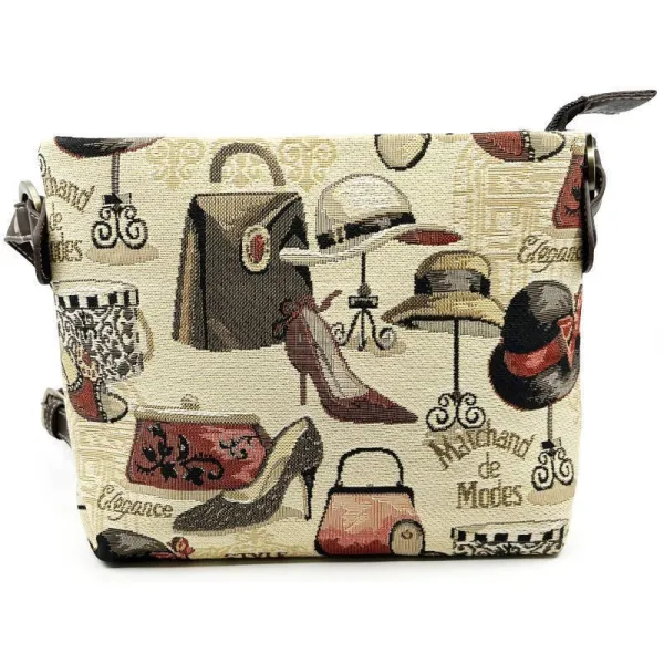 Body Handtasche mit Marchand de Mode-Motiv