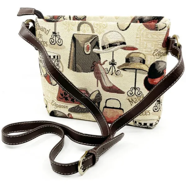 Body Handtasche mit Marchand de Mode-Motiv