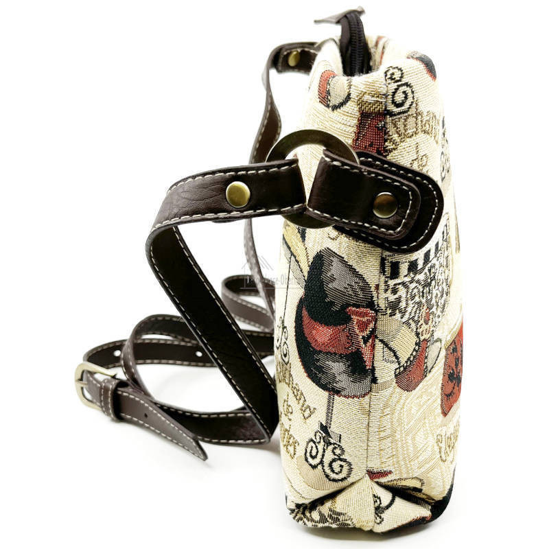 Body Handtasche mit Marchand de Mode-Motiv