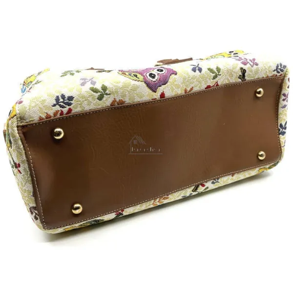 Sac à Main avec Pompon motif Hibou