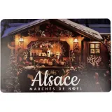 Christmas Market Placemat in Alsace