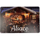Tischset Weihnachtsmarkt im Elsass