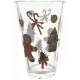 Verre 29 cl décor Noël et Mannele en Pain d'Épices
