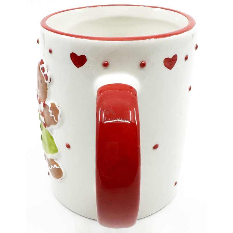Mug à Café en Céramique décor Mannele Pain d'Épices