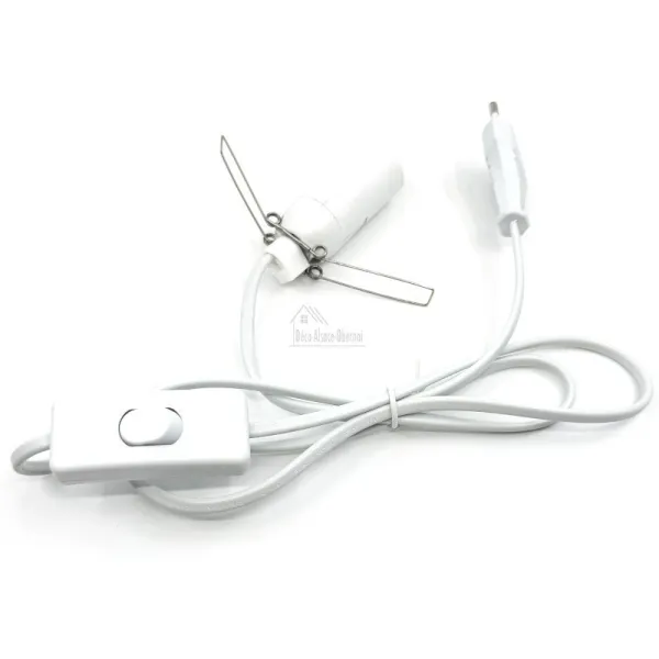 Verkabelung mit Schalter für Salzlampe